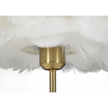 LAMPA STOŁOWA BALL FEATHER 30X50 cm
